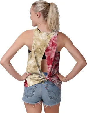 FOCO Women's NFL Team Logo Tie Breaker Tank Top Shirt