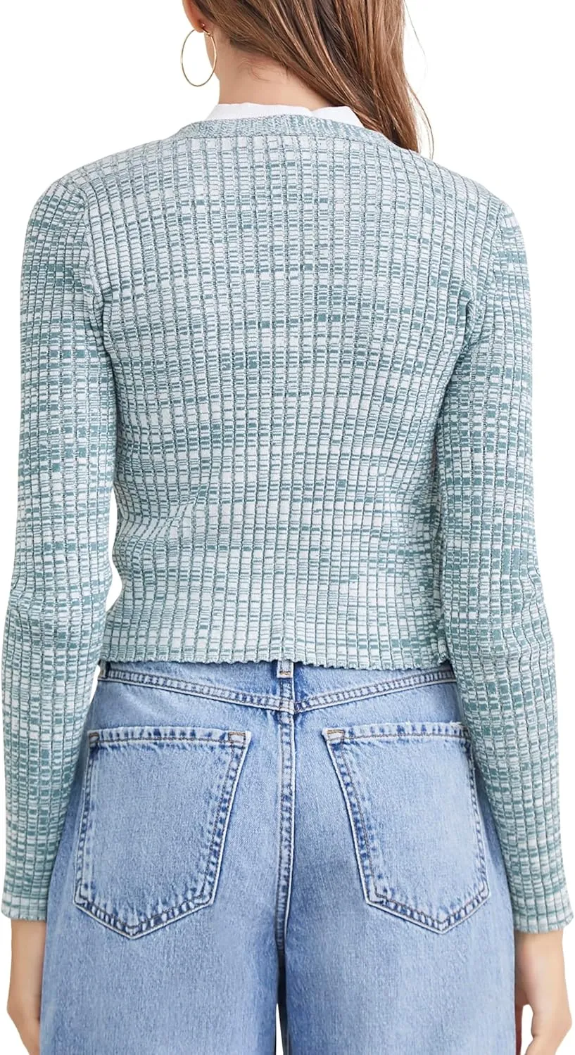 Forever 21 Women's Marled Cardigan Sweater