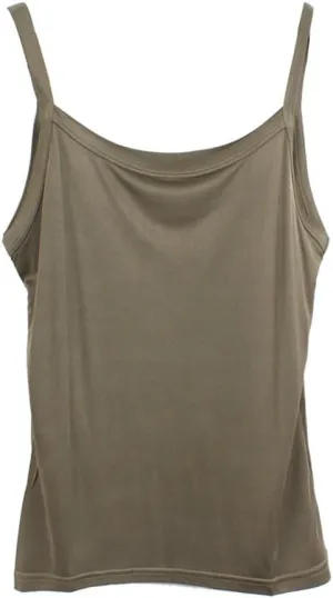 Forever Angel Women's Basic Solid 100% Silk Camisole Cami Tank Top