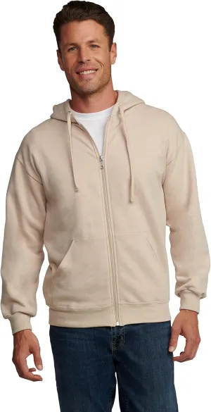 Fruit of the Loom Unisex Adult EverSoft Fleece Full Zip Hoodie Sweatshirt