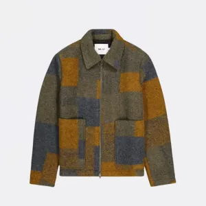 Gael 8267 Wool Jacket (Brown Check)