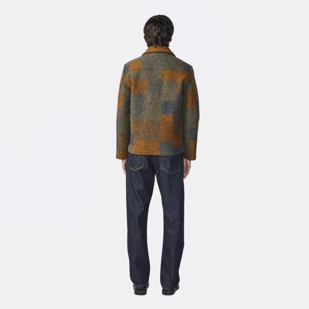 Gael 8267 Wool Jacket (Brown Check)