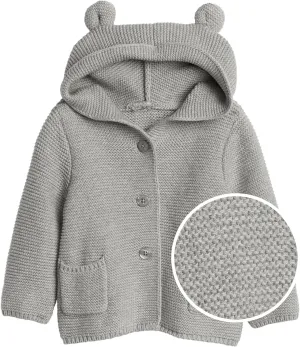 GAP Baby Boys' Garter Cardigan Sweater