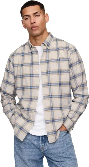 GAP Men's Long Sleeve Oxford Button Down Shirt