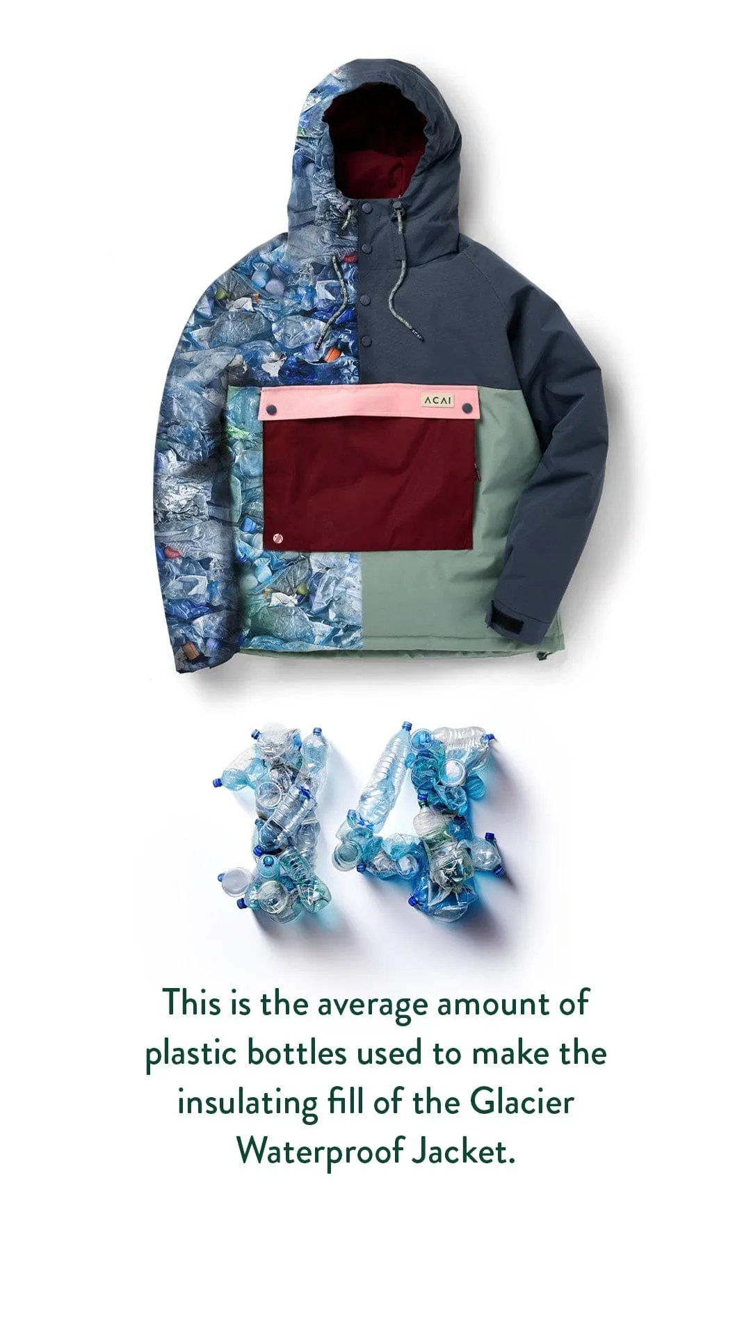 Glacier Waterproof Jacket - Space Blue