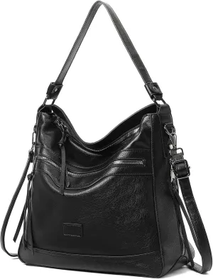 GOIACII Leather Tote Bag for Women - Shoulder Bag with Top Handle
