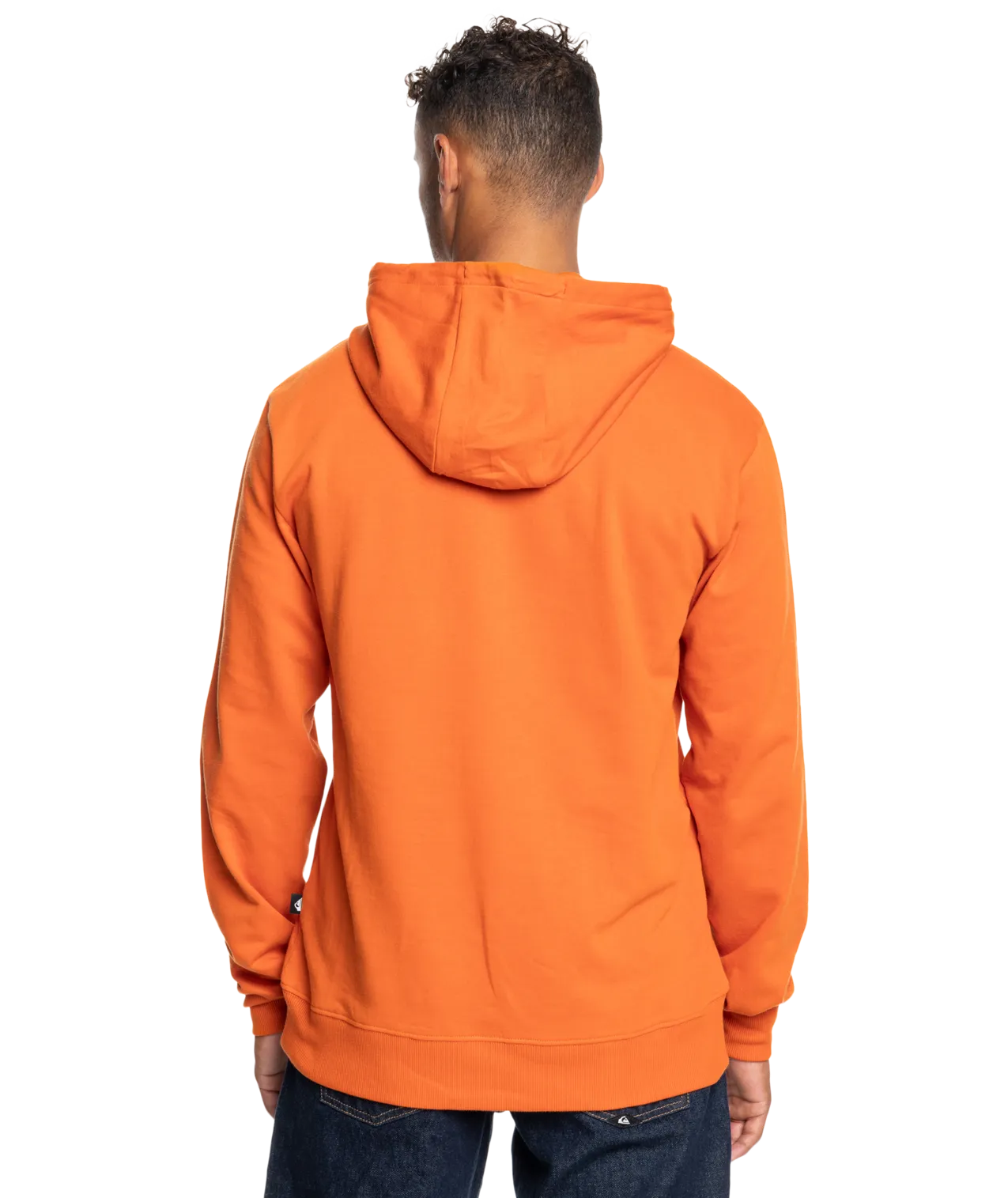 Gradient Mountains Hoodie in Gold Flame