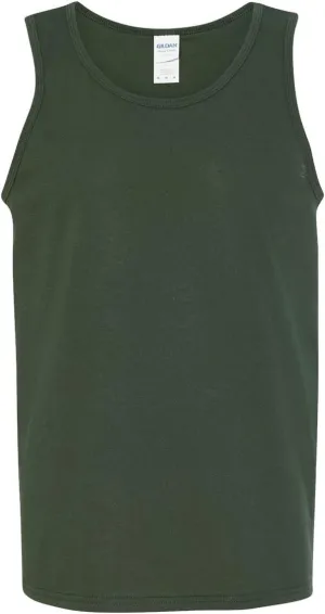 Heavy Cotton Tank Top (G520) Forest Green, M (Pack of 12)
