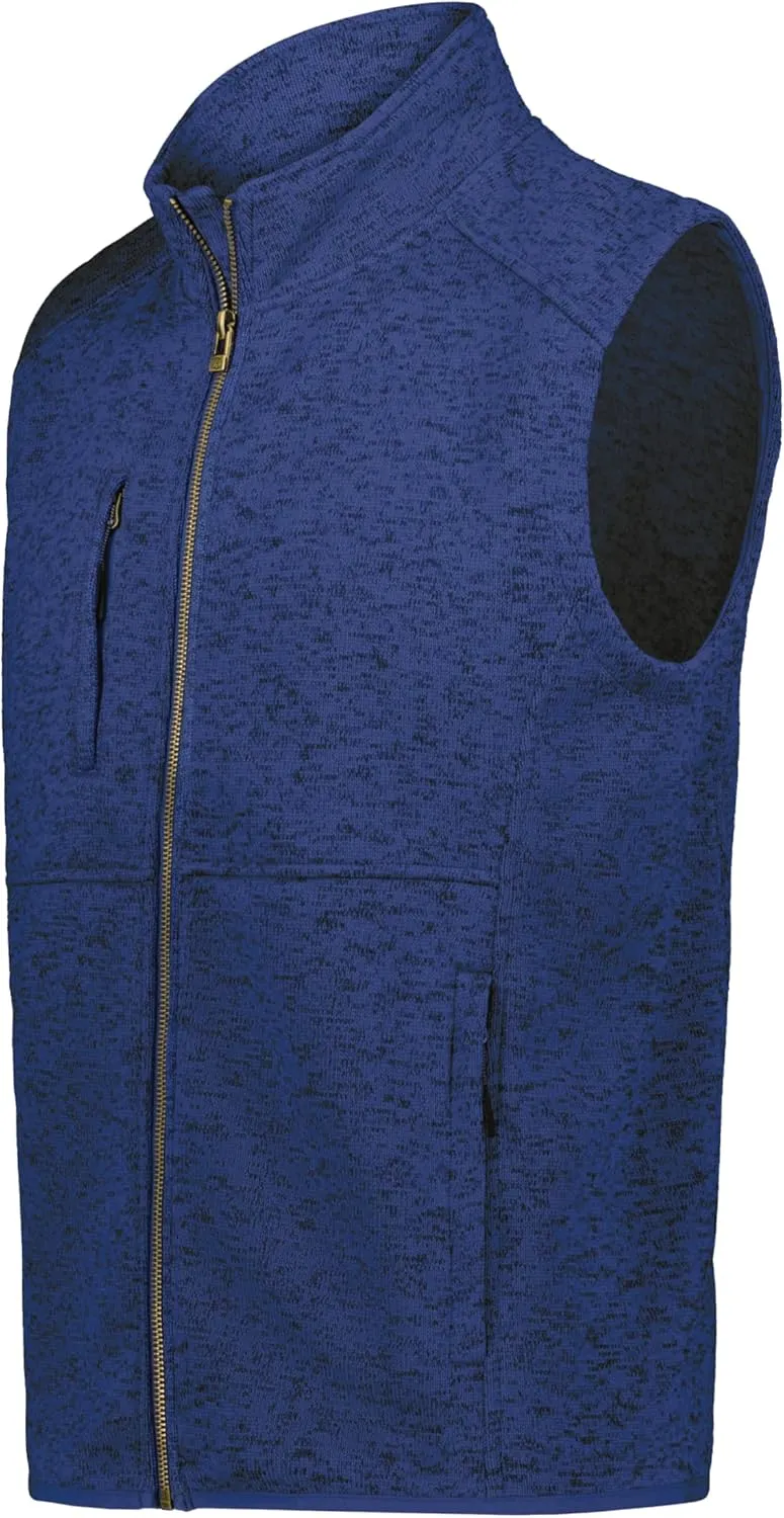 Holloway Men's Alpine Sweater Fleece Vest