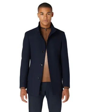 ID80093-Remus Navy Jonah Overcoat