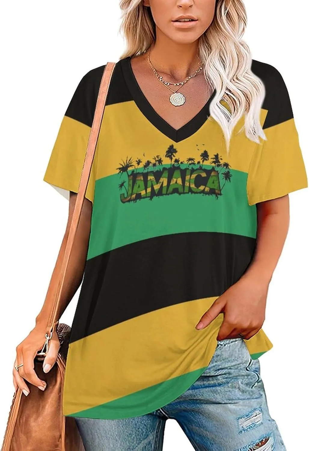 Jamaica Women's Sling Dress for Womens Summer Autumn Winter Creativity Top