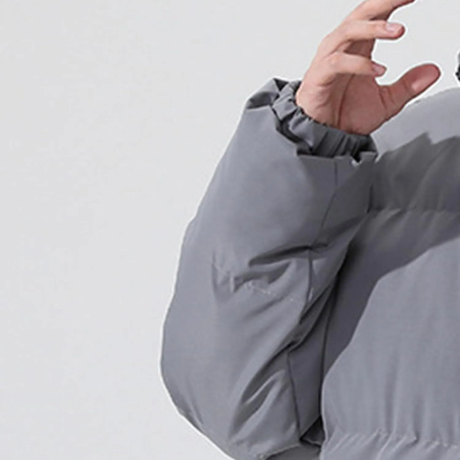 JEShifangjiusu Men'S Thicken Puffer Jacket Lightweight Water-Resistant Warm Winter Coat Full Zip Up Cotton-Padded Jackets