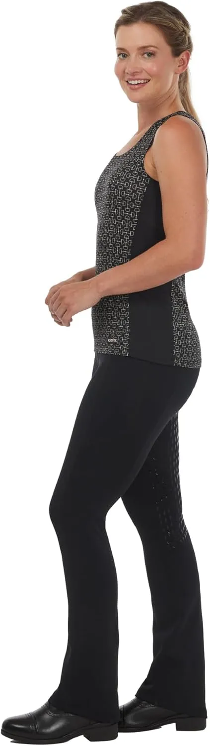 Kerrits Women's Breeze Ice Fil Equestrian Tank Top  Ultra-Lightweight, Cooling Horse Print Shirt, Great for Summer