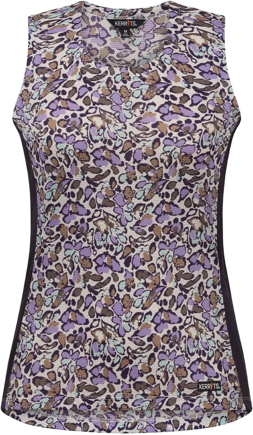 Kerrits Women's Breeze Ice Fil Equestrian Tank Top  Ultra-Lightweight, Cooling Horse Print Shirt, Great for Summer
