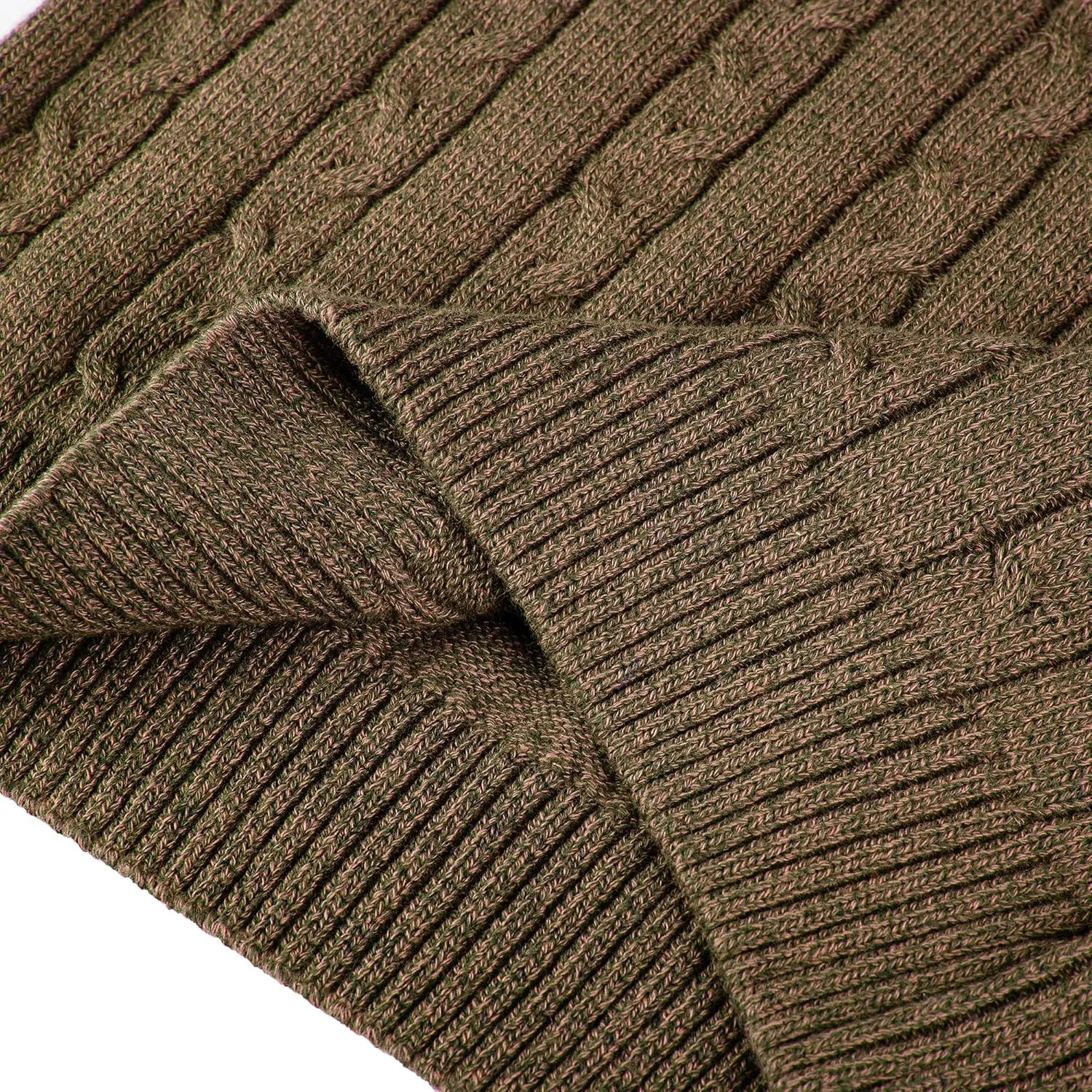 Kid Nation Boys Sweater 100% Cotton Quarter Zip Sweater Kids Cable Knit Casual Pullover (Previously Amazon Essentials)