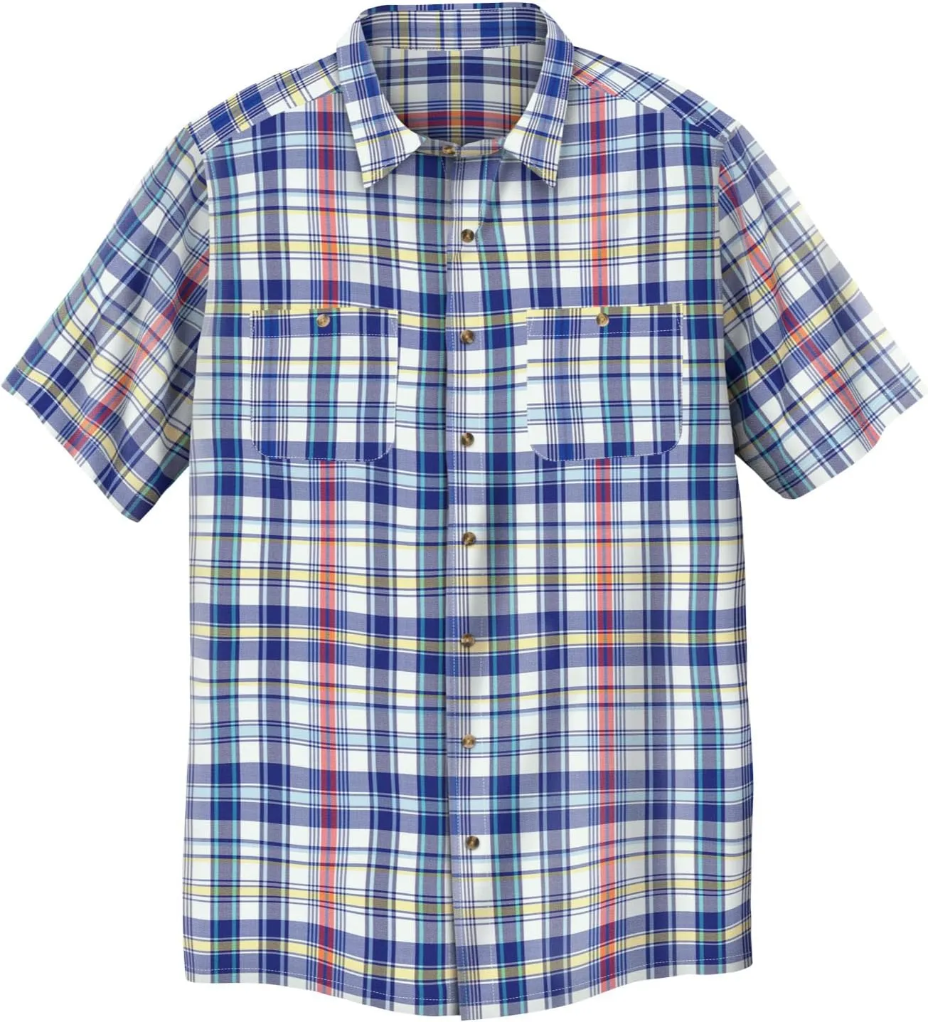 KingSize Men's Big & Tall Short-Sleeve Linen Shirt