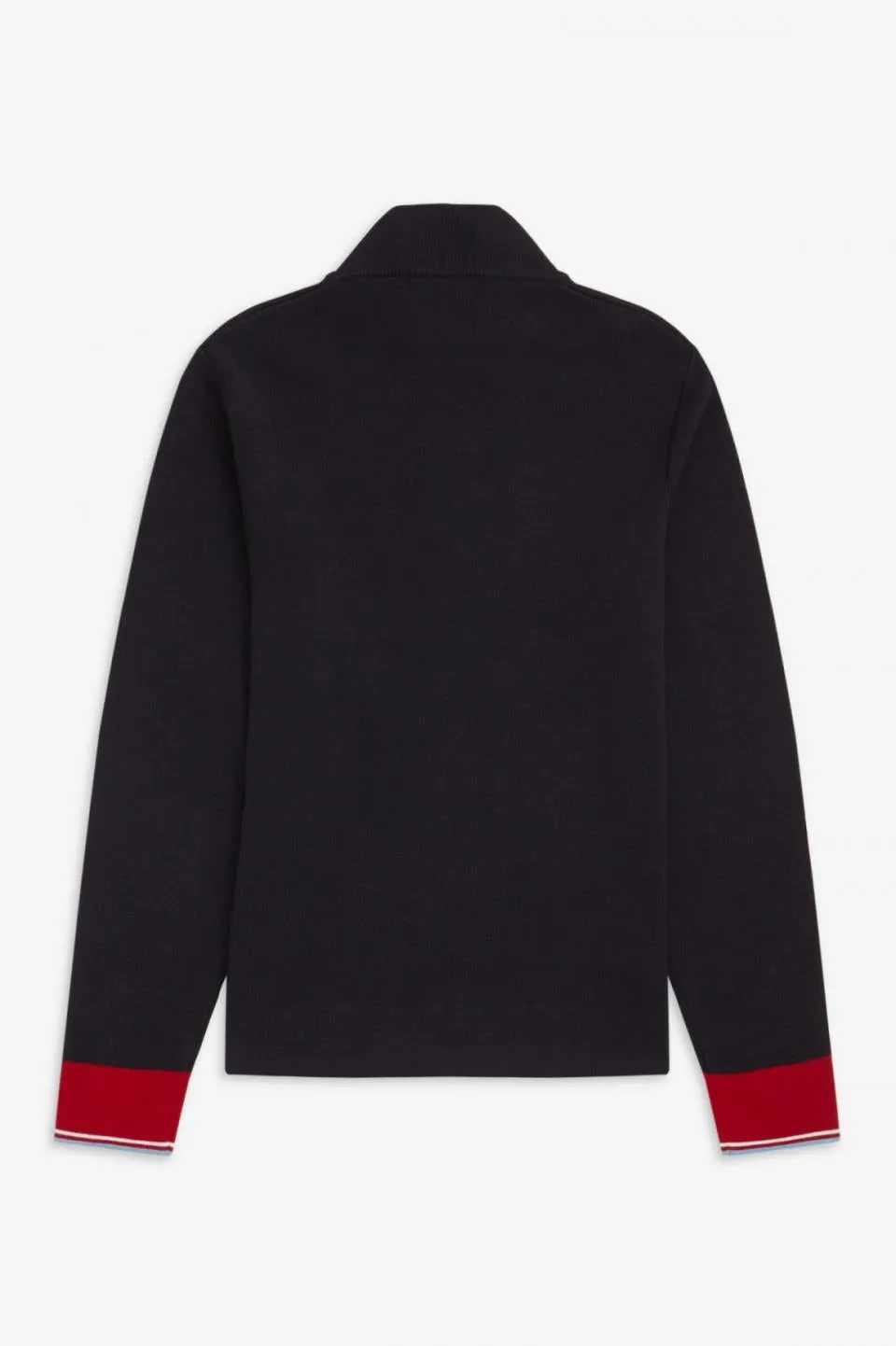 Knitted Track Jacket (Navy)