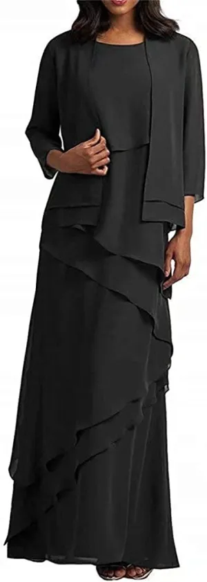 Ladies Bridal Ball Gown Wedding Chiffon Beaded Evening Dress Black US4