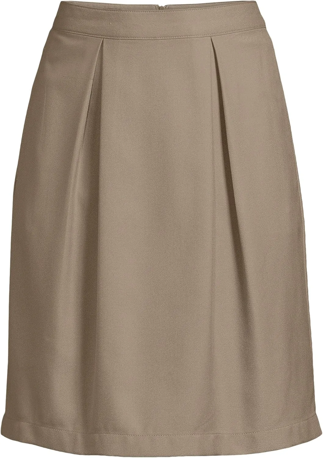 Lands' End School Uniform Women's Solid Pleated Skort Top of Knee