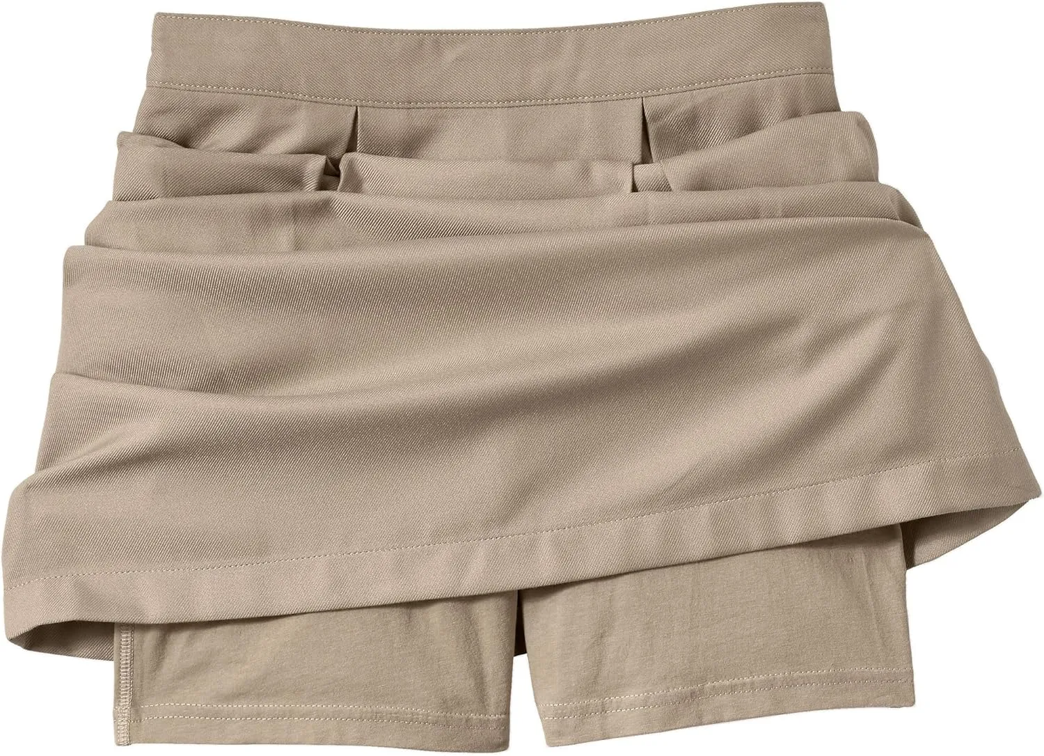 Lands' End School Uniform Women's Solid Pleated Skort Top of Knee