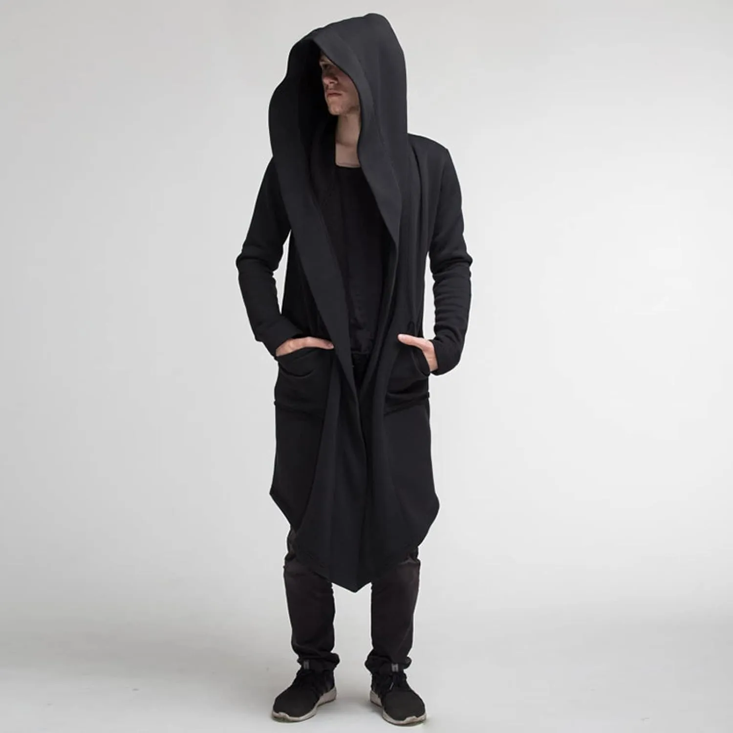 LCMTWX Men Hoodies And Winter Casual Loose Solid Hooded Sweater Top Men's Hooded Fleece Sweatshirt Zip Up Hoody Pullover &