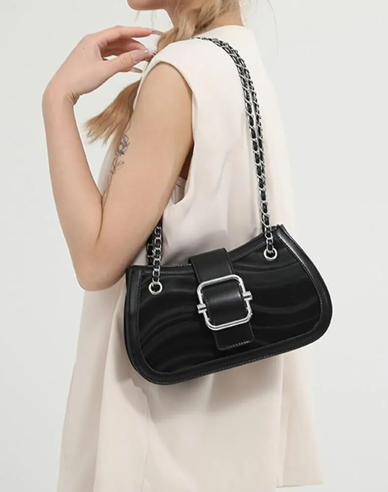 Leather Trendy Shoulder & Crossbody Hobo Tote Handbag for Women Top Handle Satchel Purse
