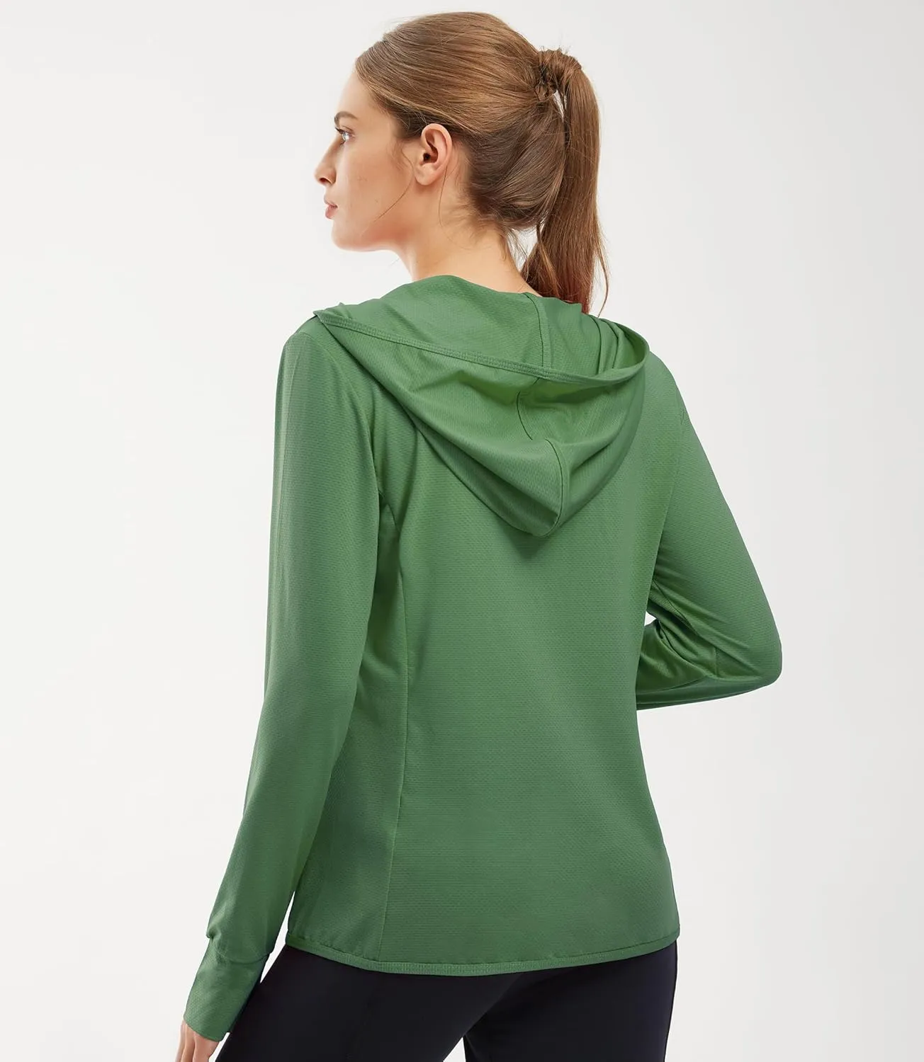 Libin Women's Sun Shirts Full Zip UPF 50  Sun Protection Hoodie Jacket Long Sleeve Hiking Outdoor Performance with Pockets