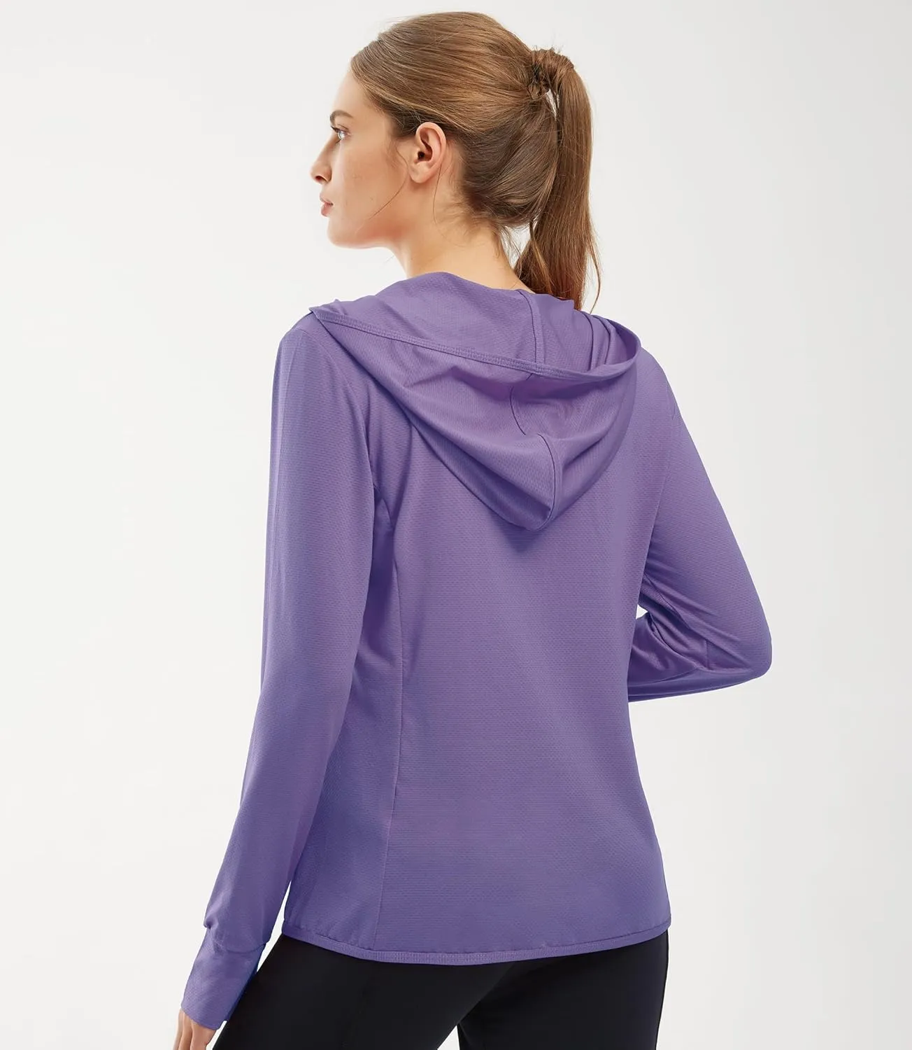 Libin Women's Sun Shirts Full Zip UPF 50  Sun Protection Hoodie Jacket Long Sleeve Hiking Outdoor Performance with Pockets