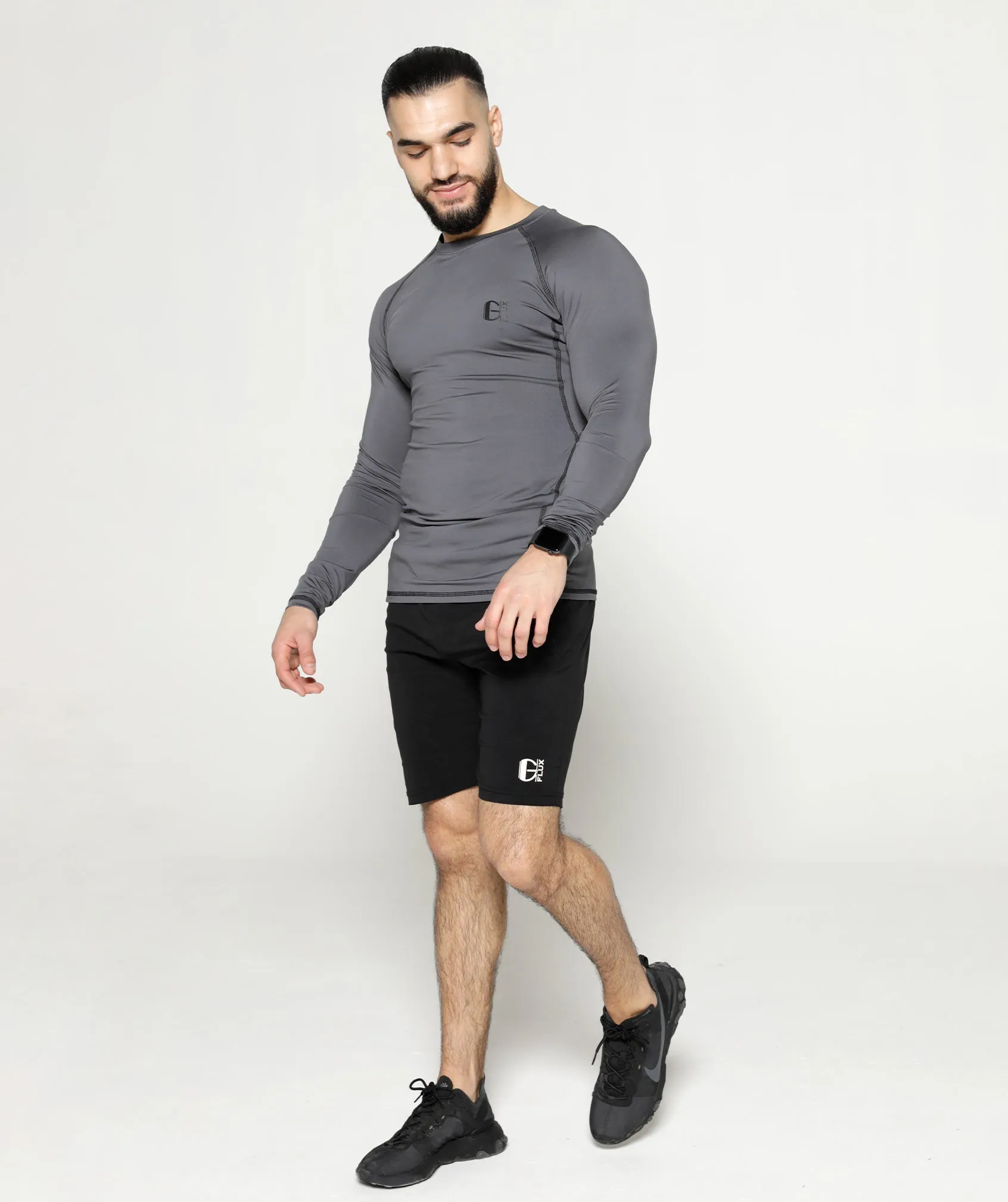 Long Sleeve Compression T | Grey