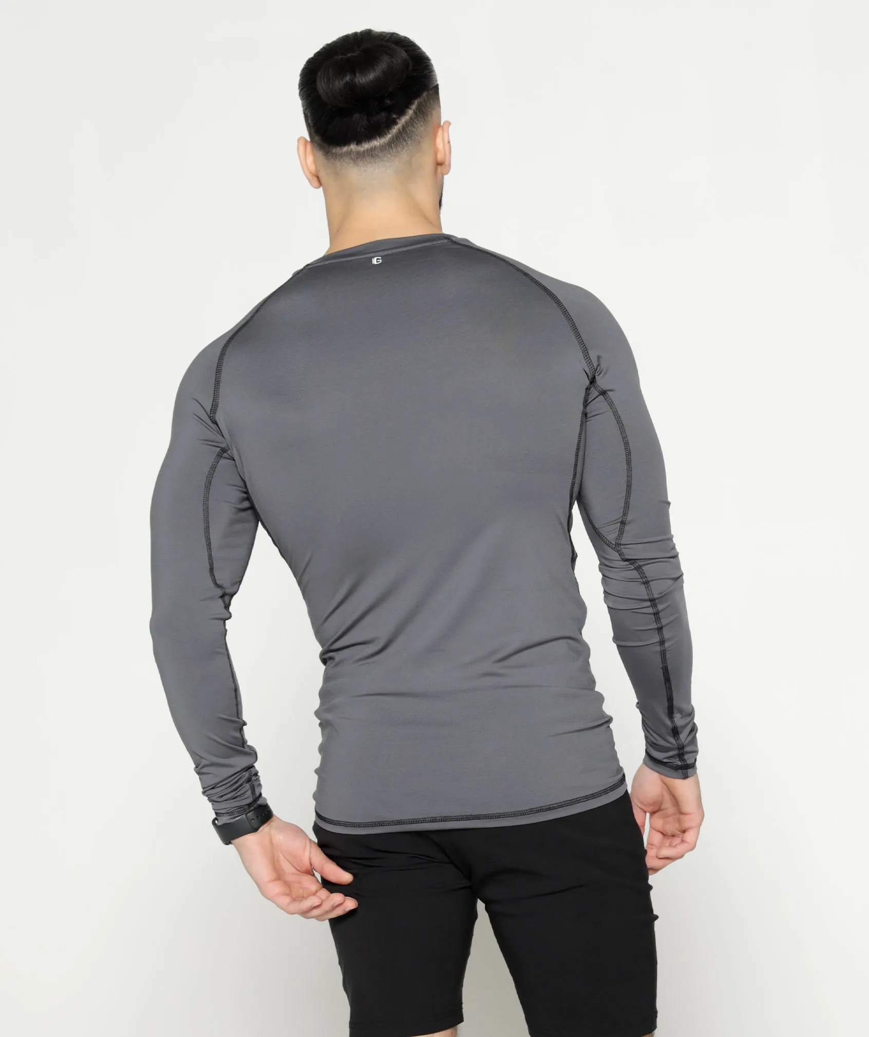 Long Sleeve Compression T | Grey