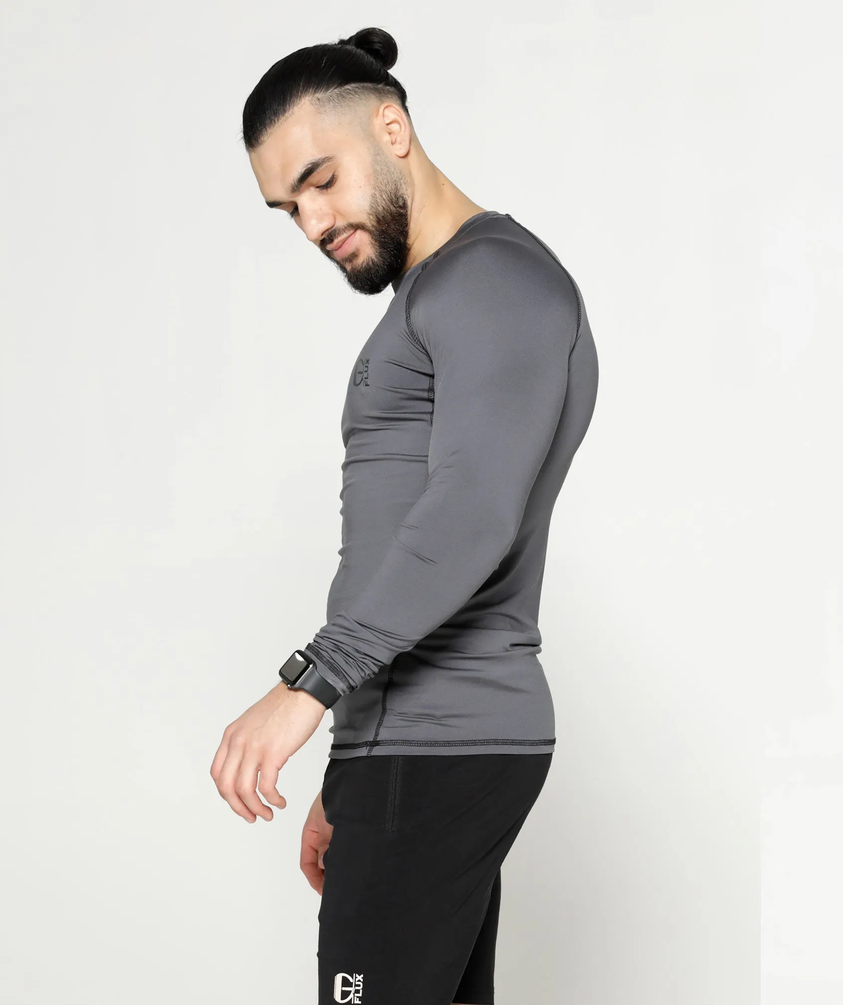 Long Sleeve Compression T | Grey