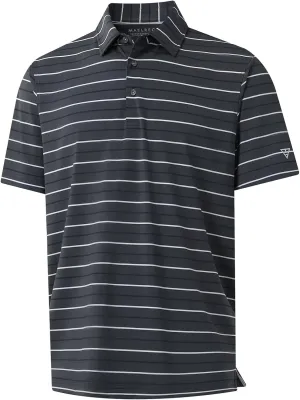 M MAELREG Boys Polo Shirt Short Sleeve Performance Moisture Wicking Dry fit Casual Striped Golf Shirts for Boys