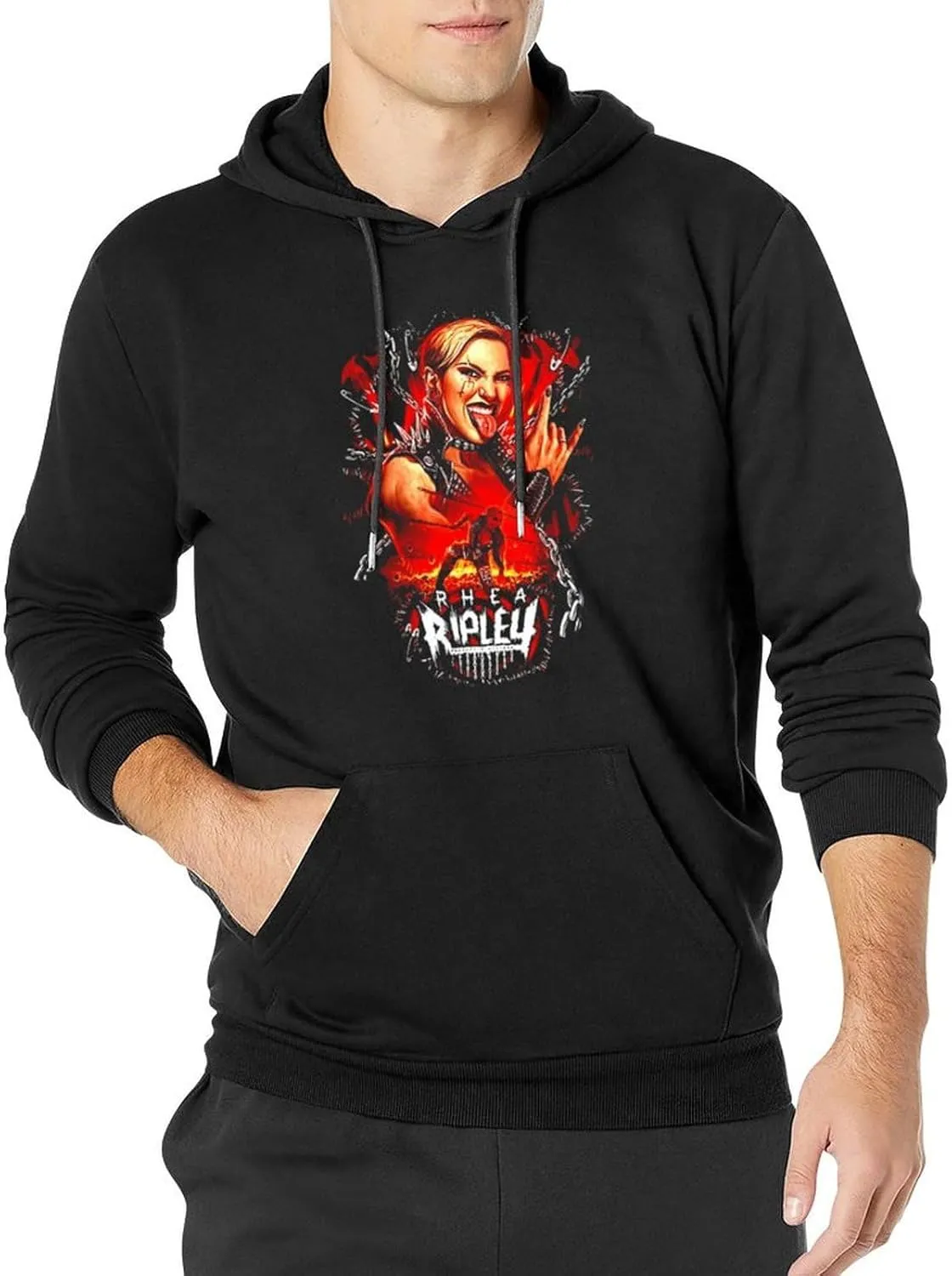 Man Woman Hoodies Oversized Sweatshirts Casual Cotton Hooded Long Sleeve Tops Graphic Clothing