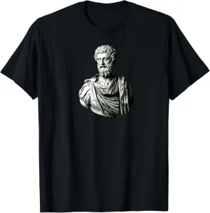 MARCUS AURELIUS BUST STOIC ROMAN EMPEROR T-Shirt