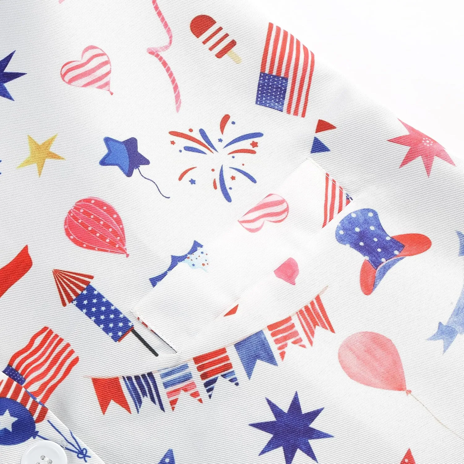 Men 4th of July Independence Day Vest Patriotic Top American Flag Suit Vest