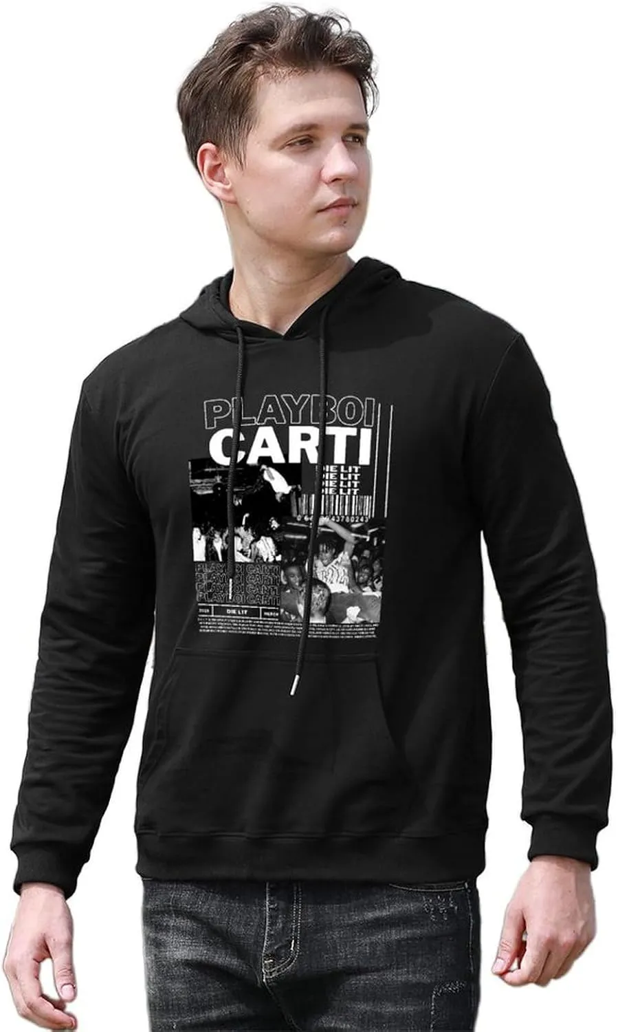 Men Womans Hoodies Oversized Sweatshirts Casual Cotton Hooded Casual Long Sleeve Tops Graphic Clothing
