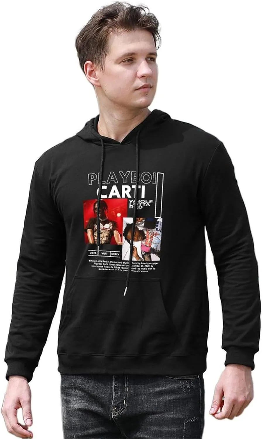 Men Women Hoodies Oversized Sweatshirts Casual Cotton Hooded Casual Long Sleeve Top Graphic Clothing