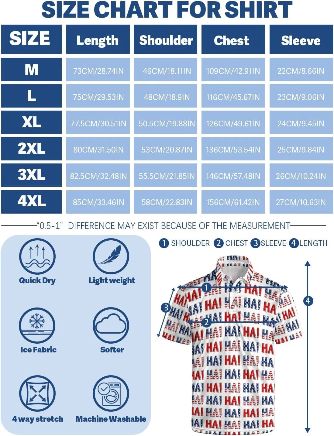 Men's Funny Golf Polo Shirts Short Sleeve Performance Golf Shirts Hawaiian Golf Polos for Summer