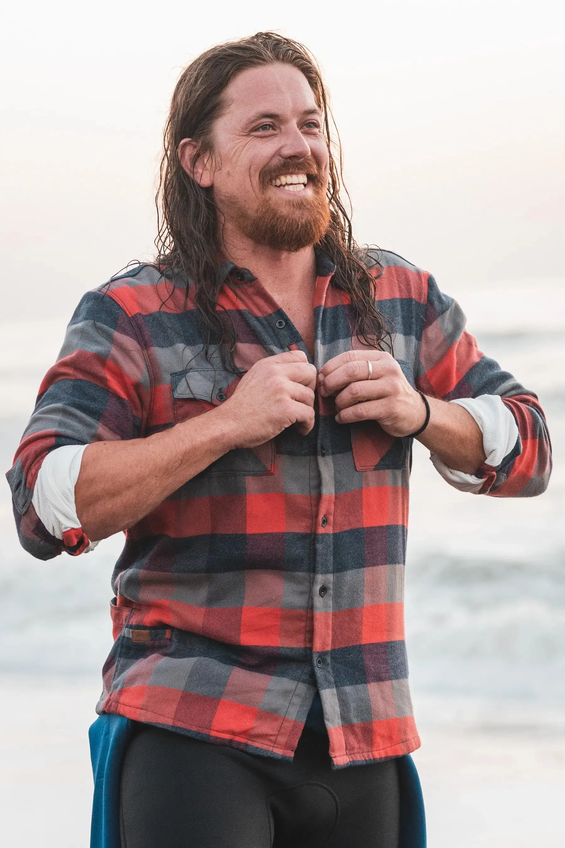 Mens High Sierra Shirt - Campfire Check