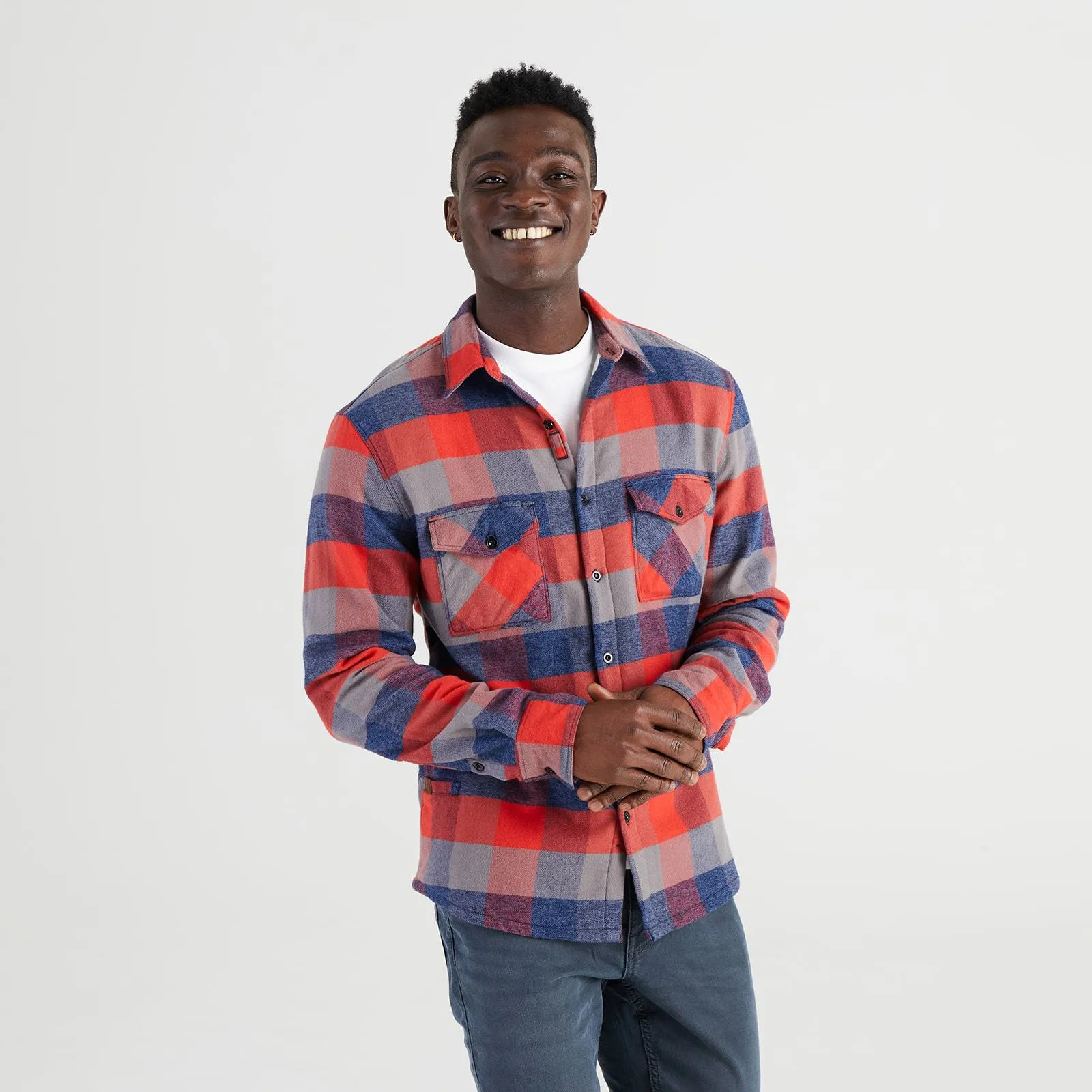 Mens High Sierra Shirt - Campfire Check