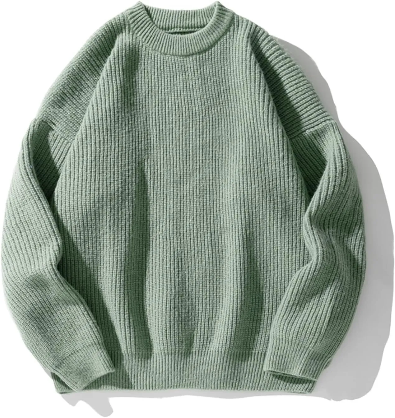 Men's Vintage Grandpa Aesthetic Sweaters Crewneck Knitted Sweatshirt Pullovers Y2K Grunge Clothing Korean Streetwear