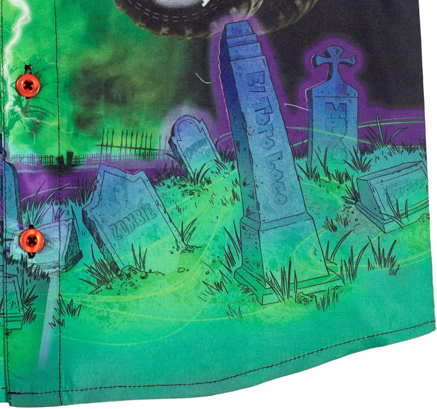 Monster Jam Matching Family Hawaiian Button Down Shirt Toddler to Adult Grave Digger