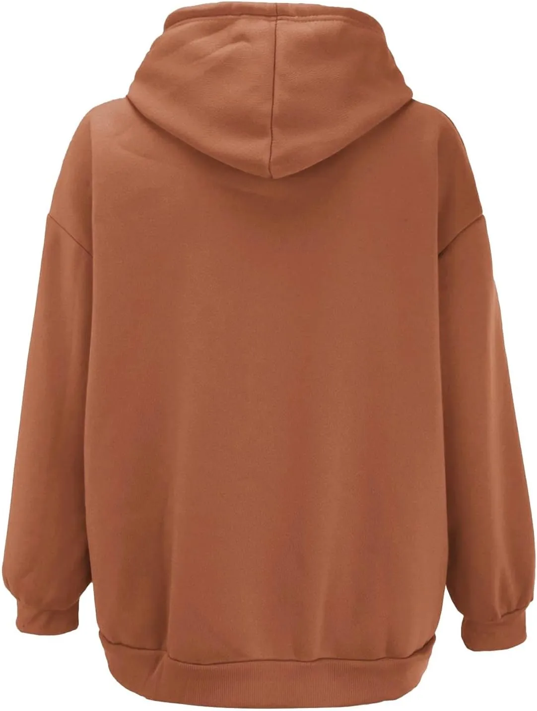 Muyise Women's Oversized Zip Up Hoodie Trendy Fall Outfits Casual Long Sleeve Drawstring Baggy Streetwear with Pockets