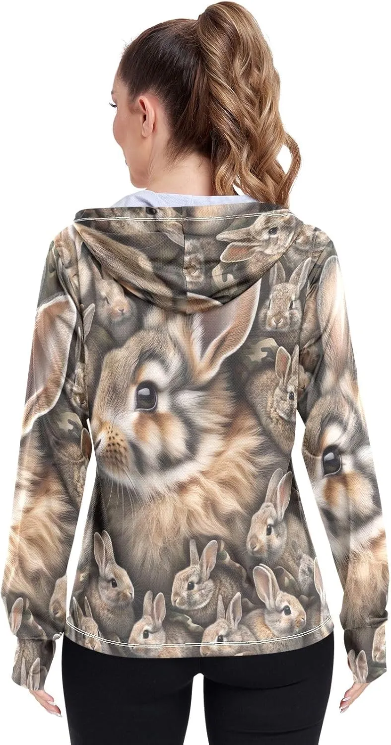 ODAWA Womens Upf Hoodie UV Cooling Hoodie Summer Clothing Sun Shirts