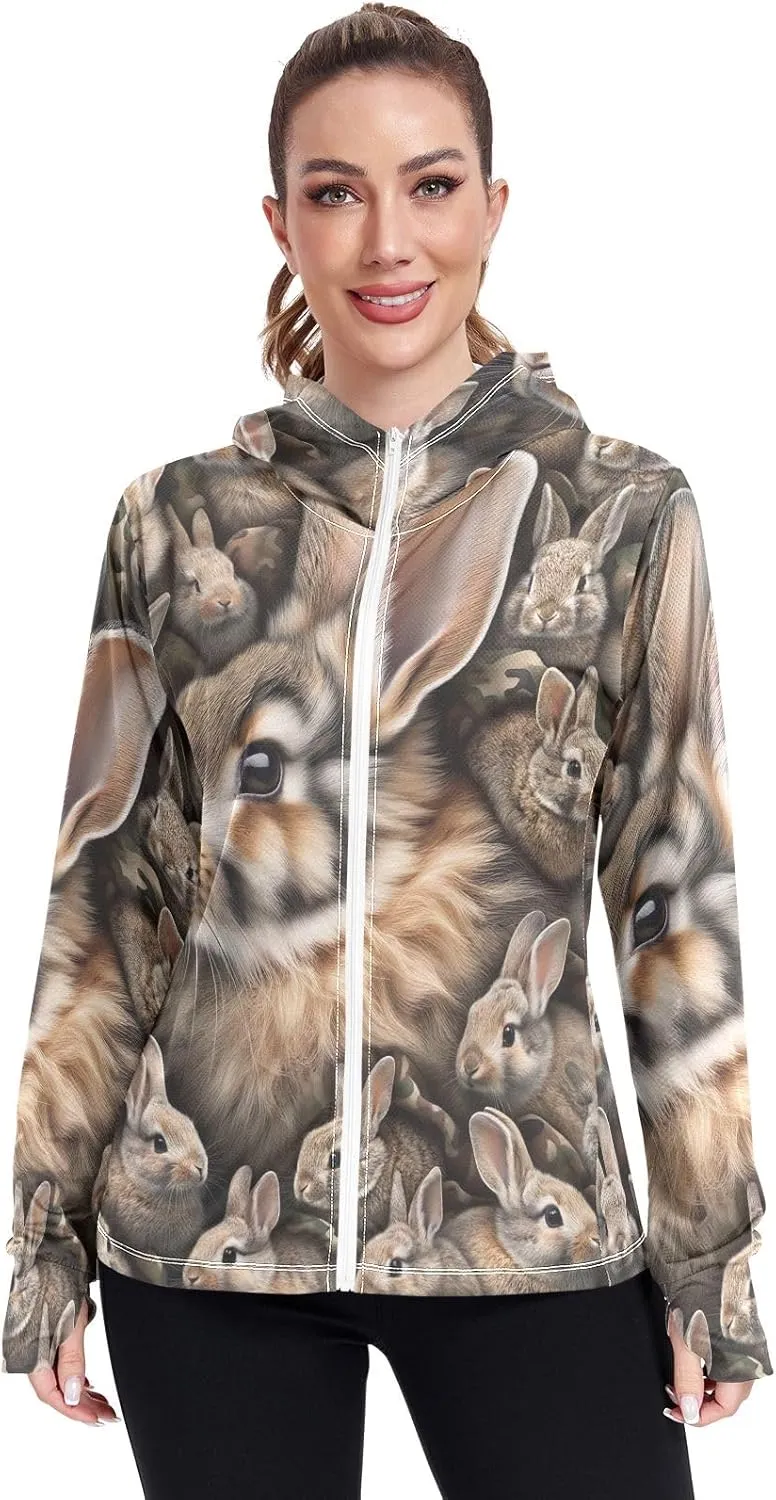 ODAWA Womens Upf Hoodie UV Cooling Hoodie Summer Clothing Sun Shirts