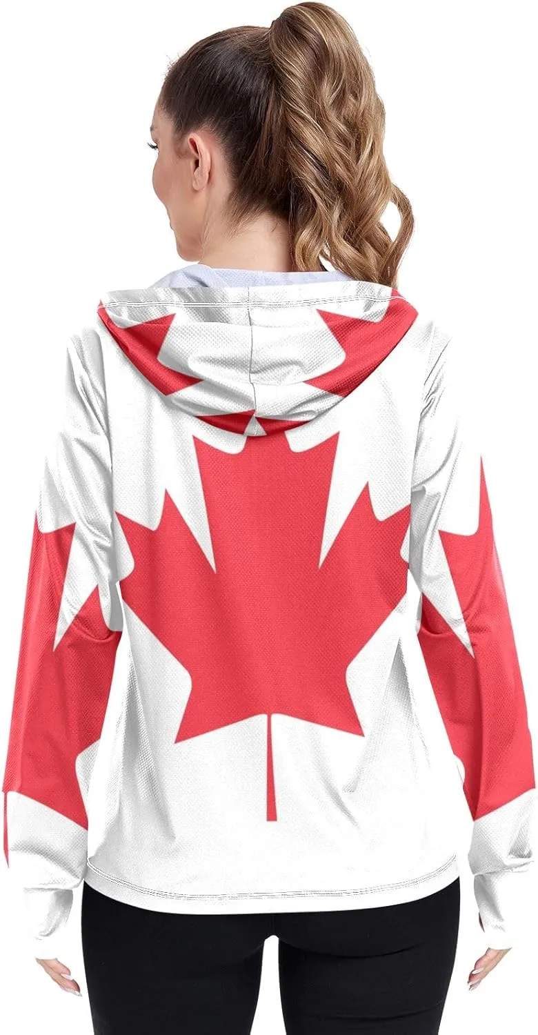 ODAWA Womens Upf Hoodie UV Cooling Hoodie Summer Clothing Sun Shirts