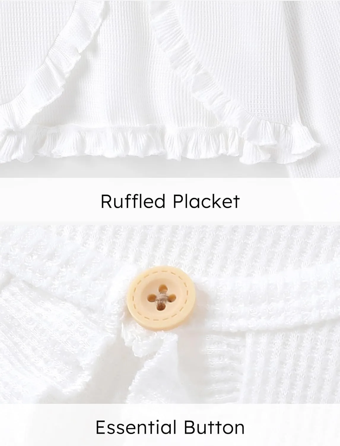 PATPAT Girl Sweater Long Sleeve Ruffle Knit Dress Cover Cardigan Shrug Sweater for Girls 5 Years-10 Years