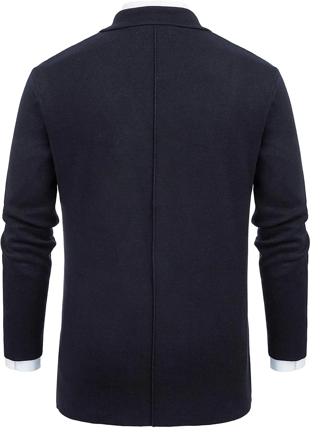 PJ PAUL JONES Men's Cardigan Sweater Shawl Collar Button Down Knit Blazer Jacket Knitwear