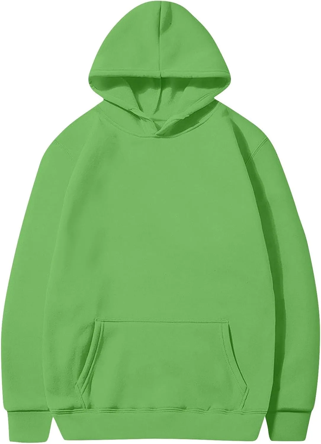Plus Size Hoodies for Women Loose Fit Fleece Lined Oversized Crewneck Sweatshirt Drop Shoulder Hooded Pullover Tops