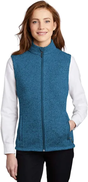 Port Authority Ladies Sweater Fleece Vest